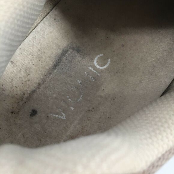 Vionic Walker Lace Up Orthopedic Sneakers 10.5 Light Cream Beige Leather Shoes - Picture 6 of 8